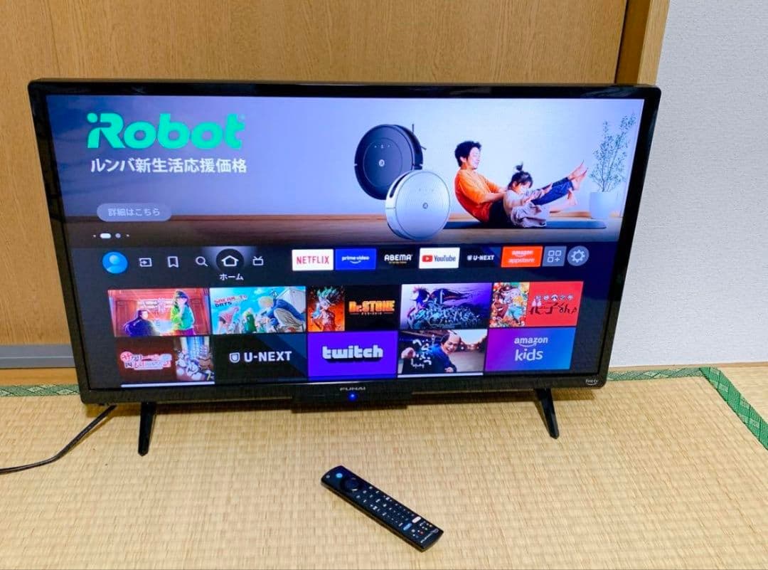 フナイ32型スマートテレビ Android搭載／地上波BSCS 2023年✨極美 Amazon.co.jp: FUNAI Fire TV搭載スマートテレビ フナイ 32V型 液晶