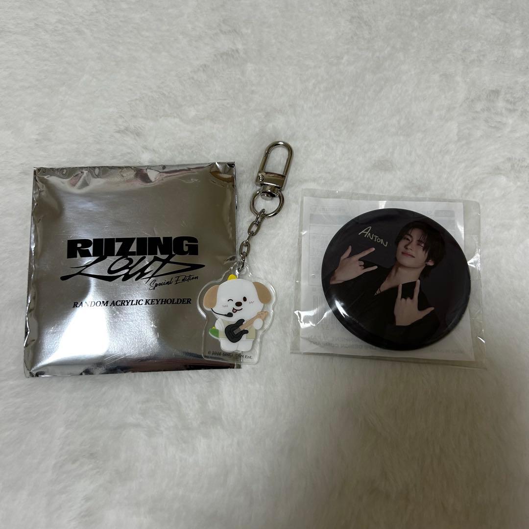 riize アントン ランダムアクリルキーホルダー 缶バッジ - メルカリ