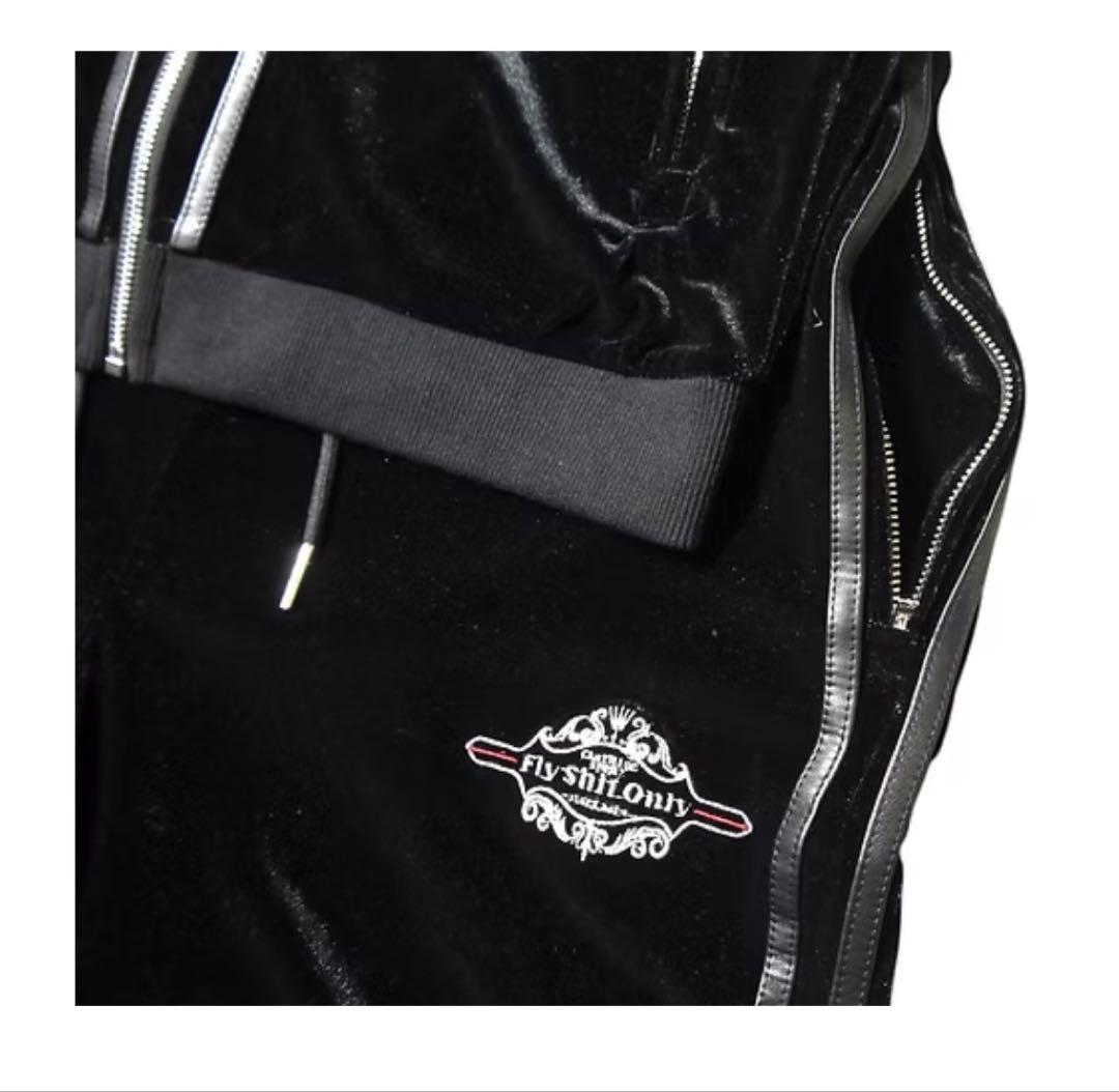 Yvngboi p着用 再販なしflyshitonly ベロアセットアップ - メルカリ