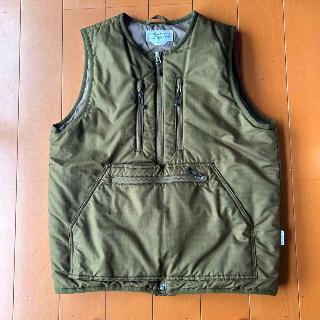 ENDS and MEANS Tactical Puff Vest Sサイズ - メルカリ