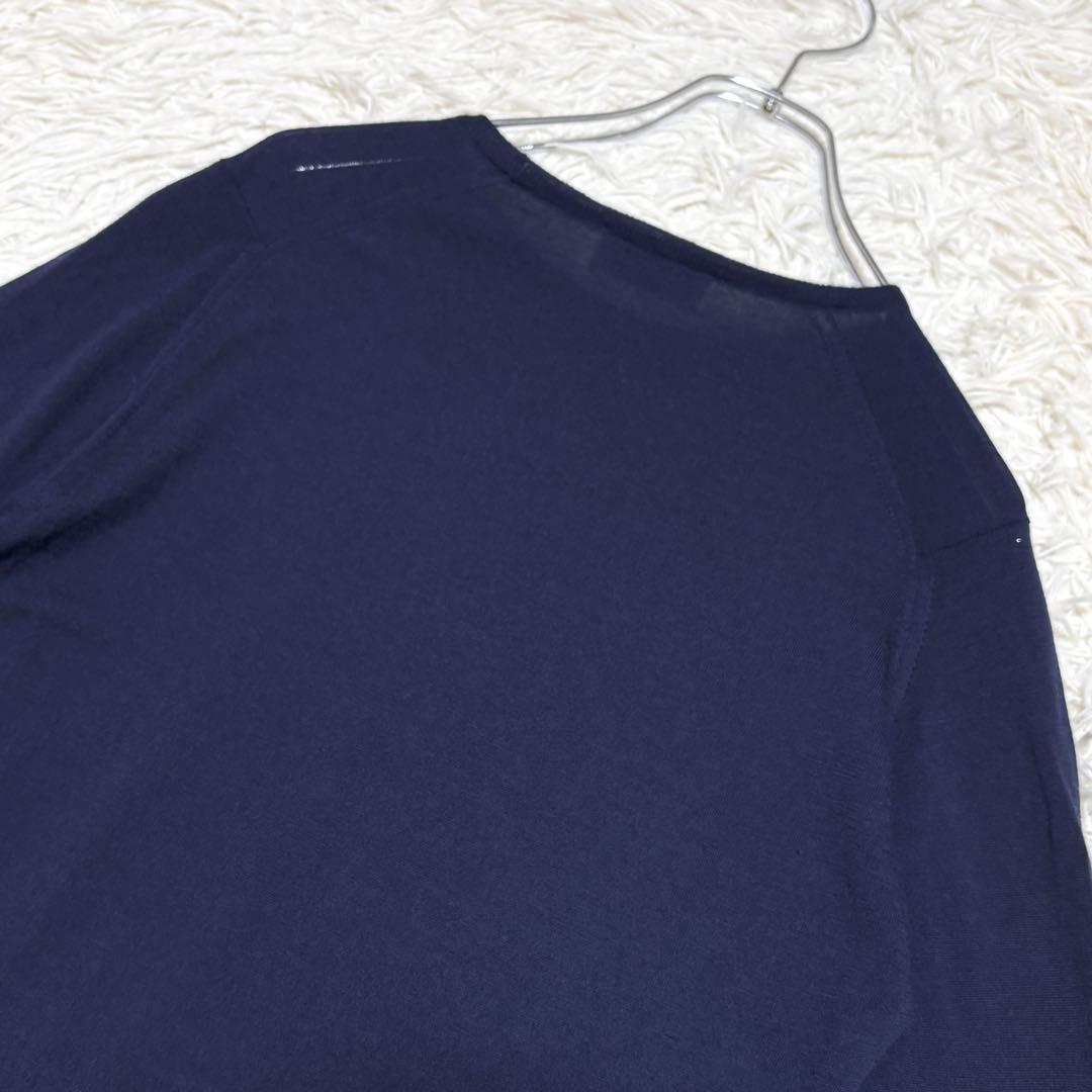 極美品 ジョンスメドレー 現行タグ エクストラファインメリノニット S