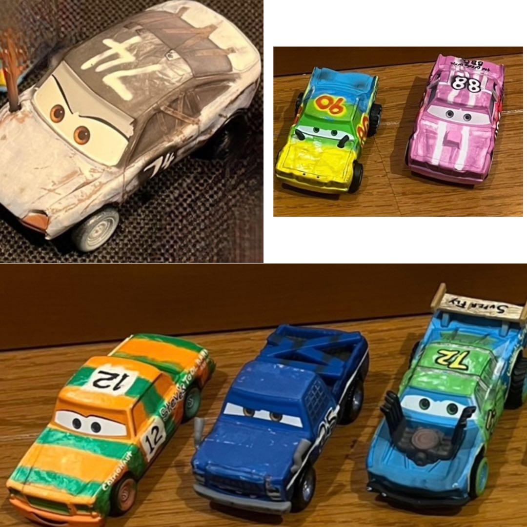 ミニカー　カーズ　マテル社　5台セット 楽天市場】マテル カーズ 1/55 ミニカー5台付きのシチュエーション