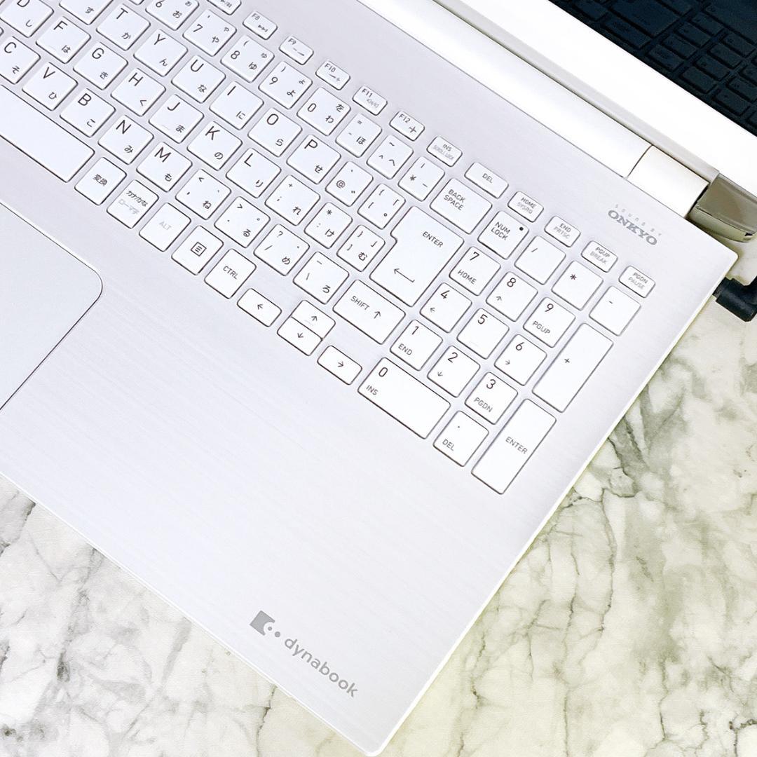 美品✨Windows11✨新品爆速SSD薄型ノートパソコン白✨カメラ・オフィス