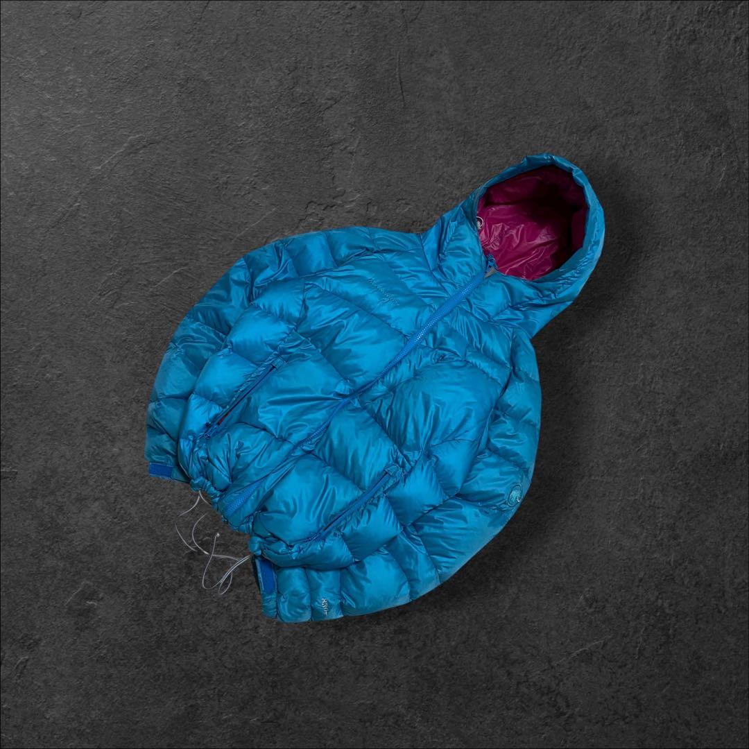 00s mammut 短丈 down puffer jacket y2k 水色