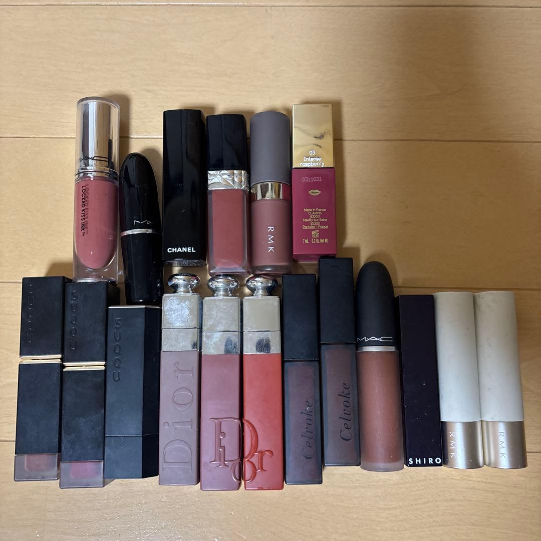 デパコス　口紅セット（Chanel, Dior, MACなど） CHANEL・Dior・YVES SAINT LAURENT BEAUTE・M・A・Cの口紅を使った