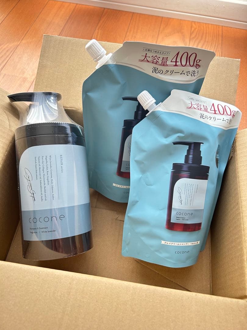cocone ココネ　クレイクリームシャンプー　新ボトル　詰替え　はぐくみプラス Amazon | クレイクリームシャンプー cocone ココネ [ シャンプー