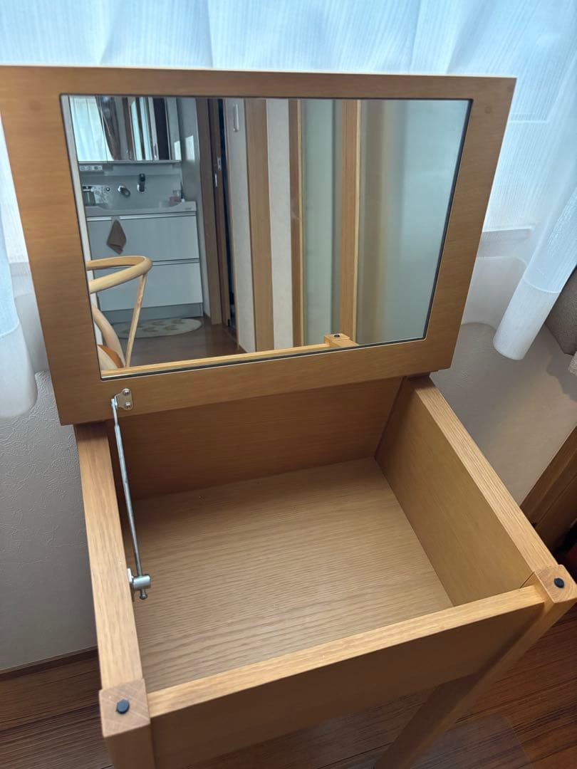 お値下げ 無印良品 オーク材 ドレッサー コンパクト 北欧 鏡台