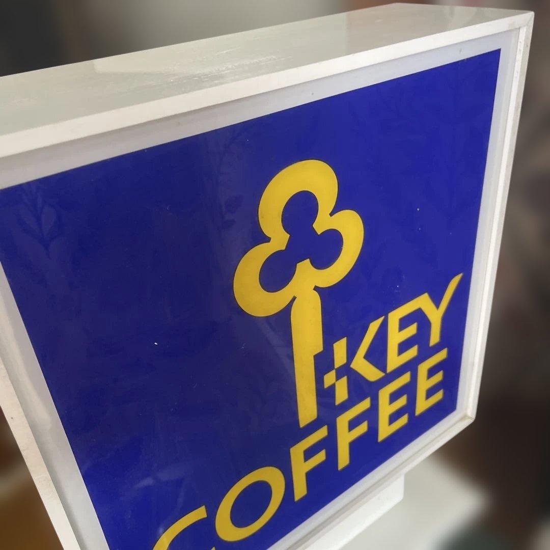 ヴィンテージ】【レトロ】KEY COFFEE 看板 - メルカリ