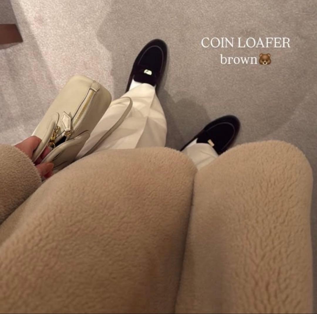 ★本日1/22 16時まで★OHGA ローファー ブラウン 24.5cm