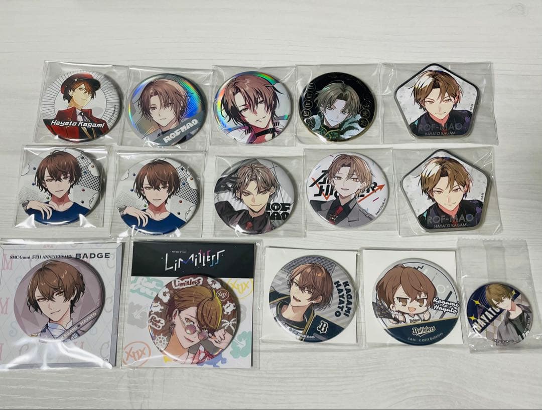 にじさんじ 加賀美ハヤト 缶バッジ ROF-MAO - メルカリ