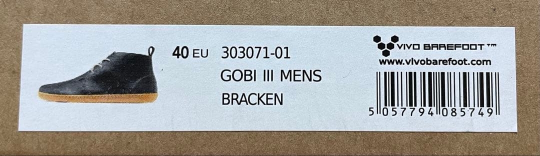 Vivobarefoot GOBI Ⅲ 新品　25.2cm