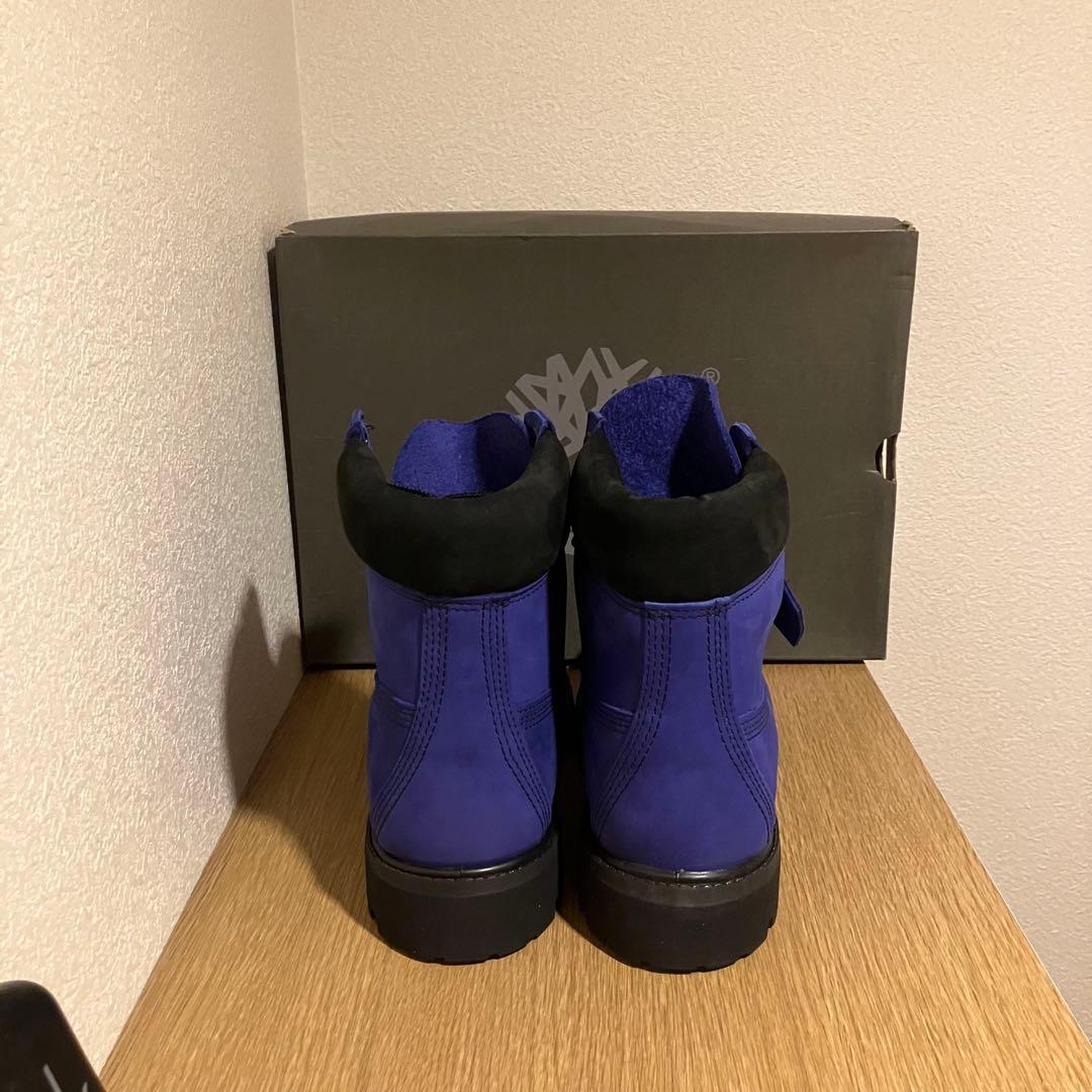 ✨新品✨　Timberland 6インチ　プレミアムブーツ 25.5cm ブルー