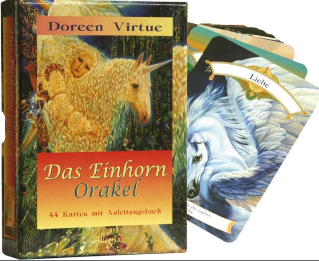 正規品】マジカルユニコーンオラクルカード ドイツ語 ドリーン