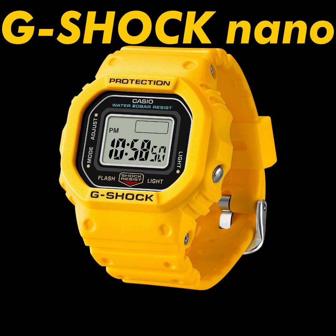 CASIO G-SHOCK nano DWN-5600-9JR イエロー 新品 - メルカリ