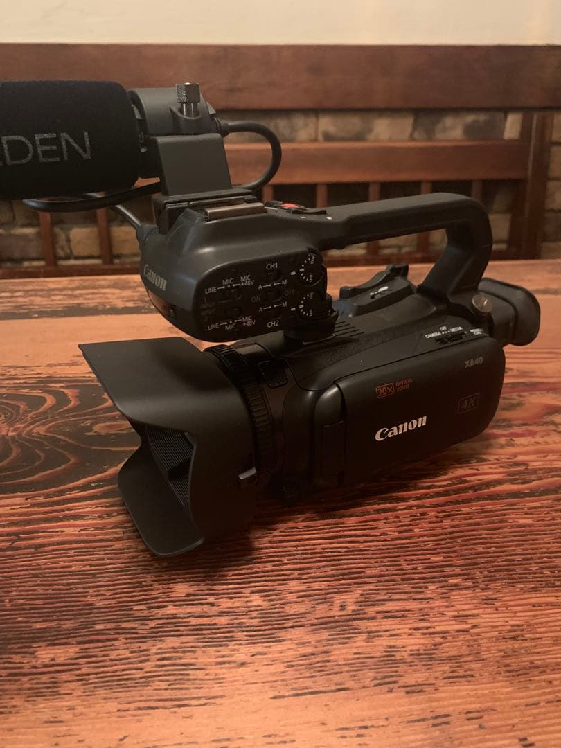 業務用Canon 4Kビデオカメラ XA40 ハンドルユニットHDU-1セット ハンドルユニット HDU-1