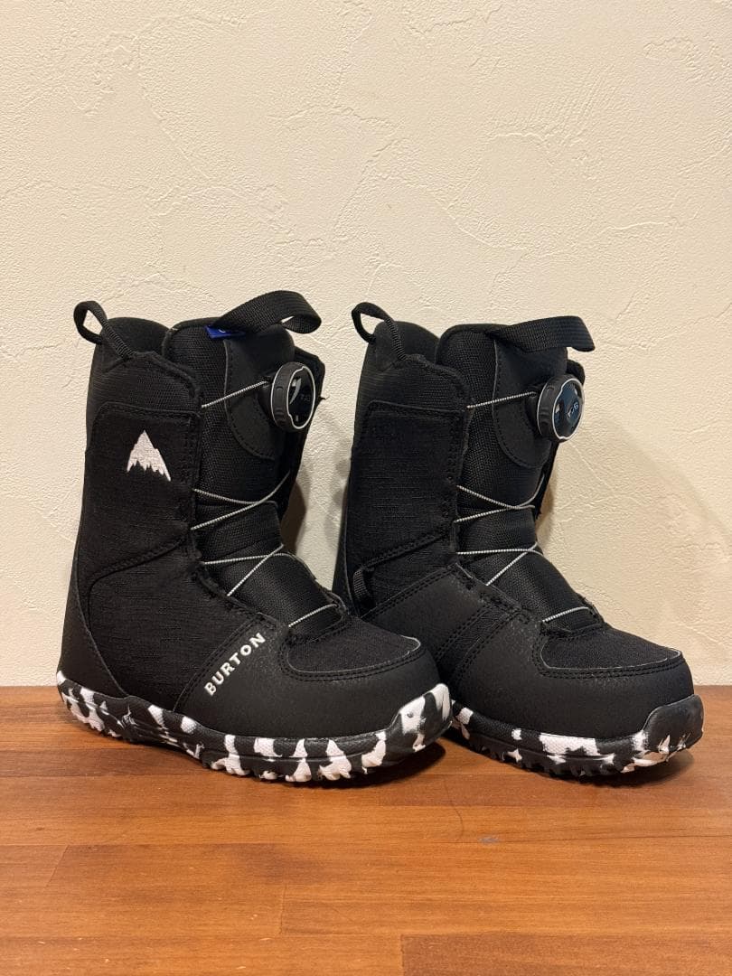 スノーボード BURTON KIDS GROM BOA 1K 20cm Amazon.com: Burton Grom BOA Snowboard Boots Kid's Sz 12C White