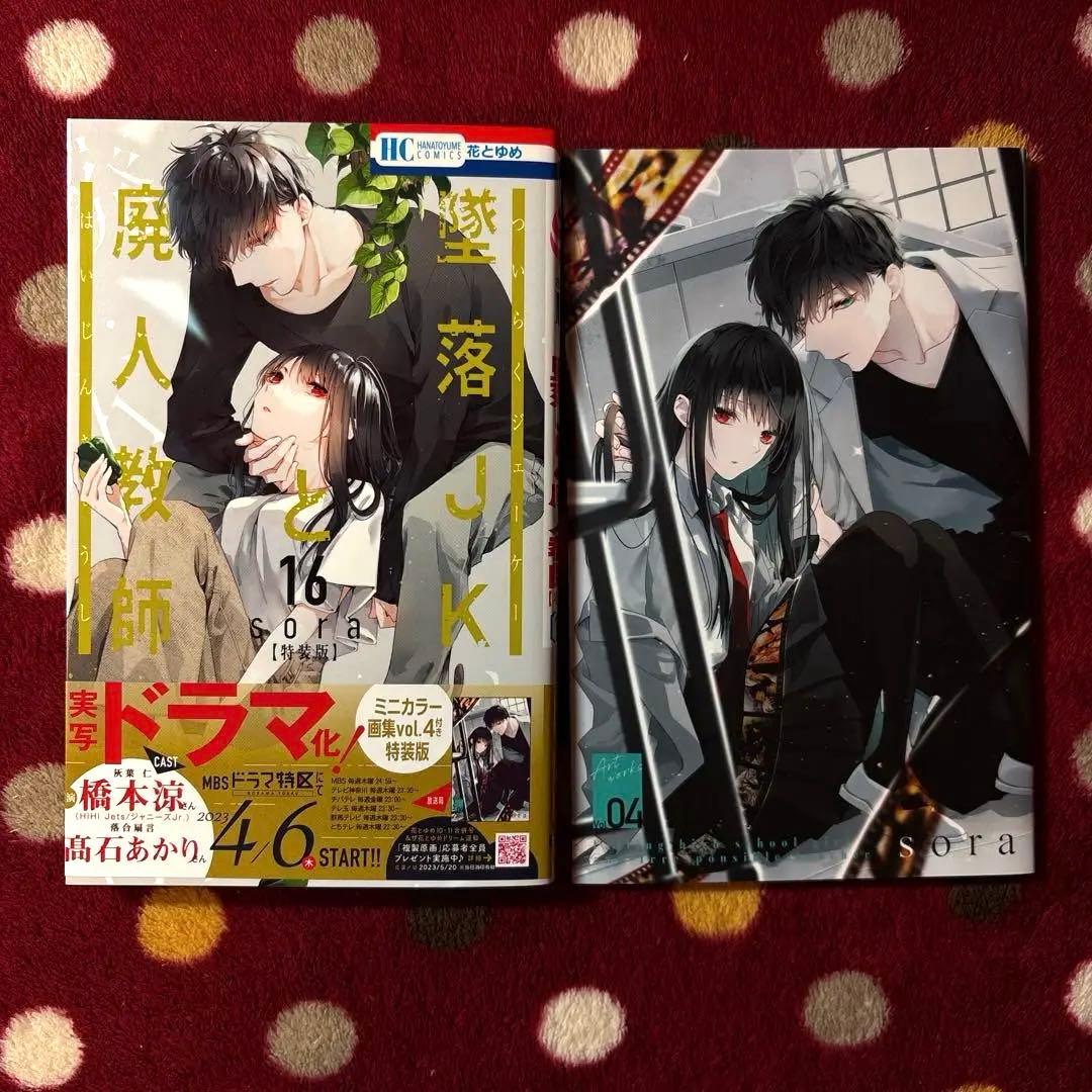 墜落JKと廃人教師 16巻 特装版 ミニカラー画集付 sora - メルカリ