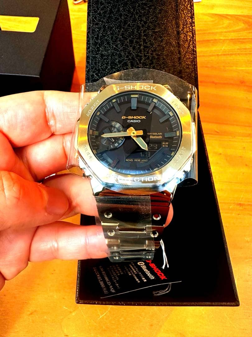 新品未使用 保証書有 G-SHOCK GM-B2100GD-9AJF ゴールド - メルカリ