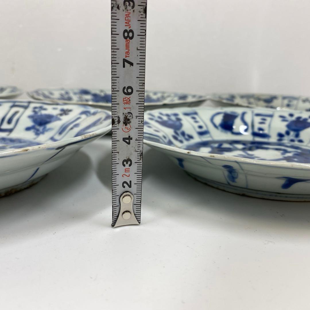 専用 中国明時代 古染付 七寸皿 7枚 チヒコ 東さ6-1201③ - メルカリ