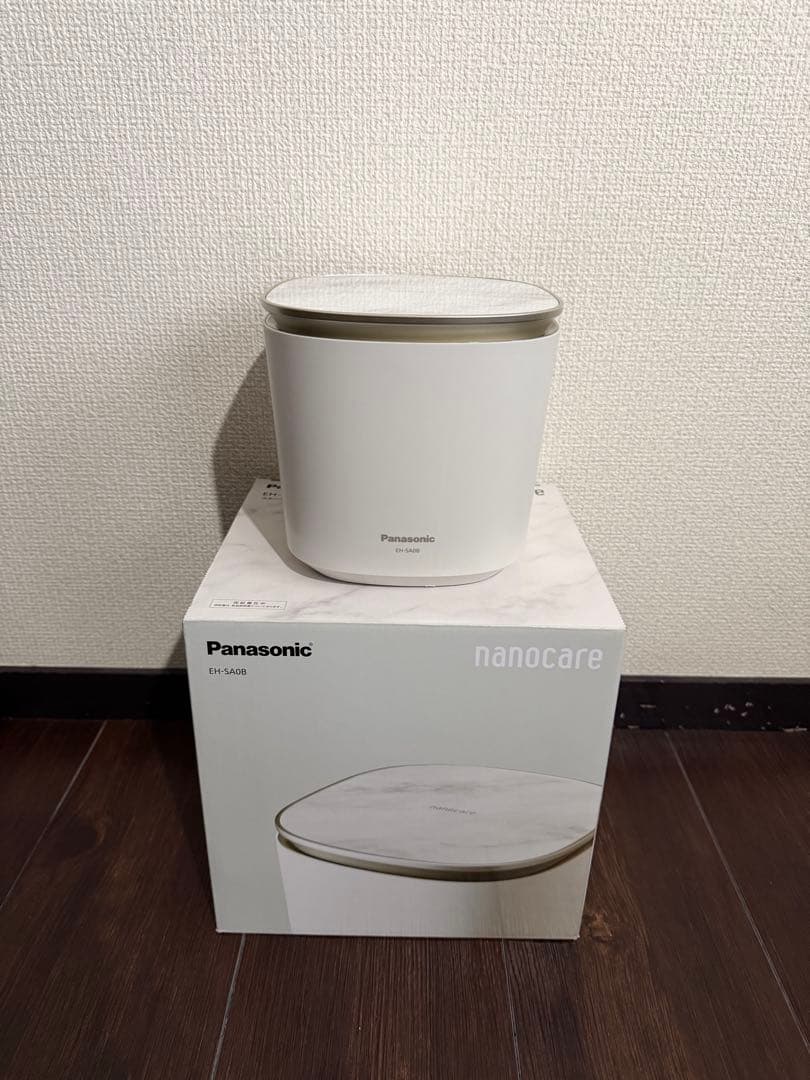 【使用2回】 EH-SA0B-N パナソニック スチーマー ナノケア ゴールド フェイススチーマー ナノケア ゴールド調 EH-SA0B-N Panasonic