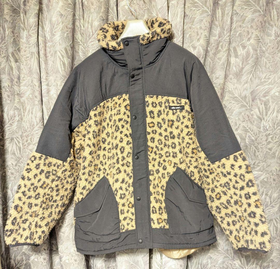 niko and… ニコアンド レオパード柄ボアジャケット - メルカリ
