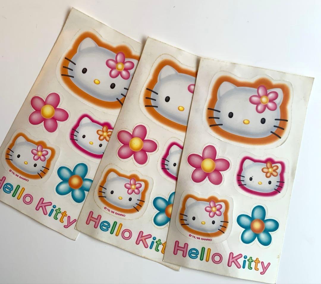激レア！希少！ハローキティ 大判シール 当時物 1998年 - メルカリ