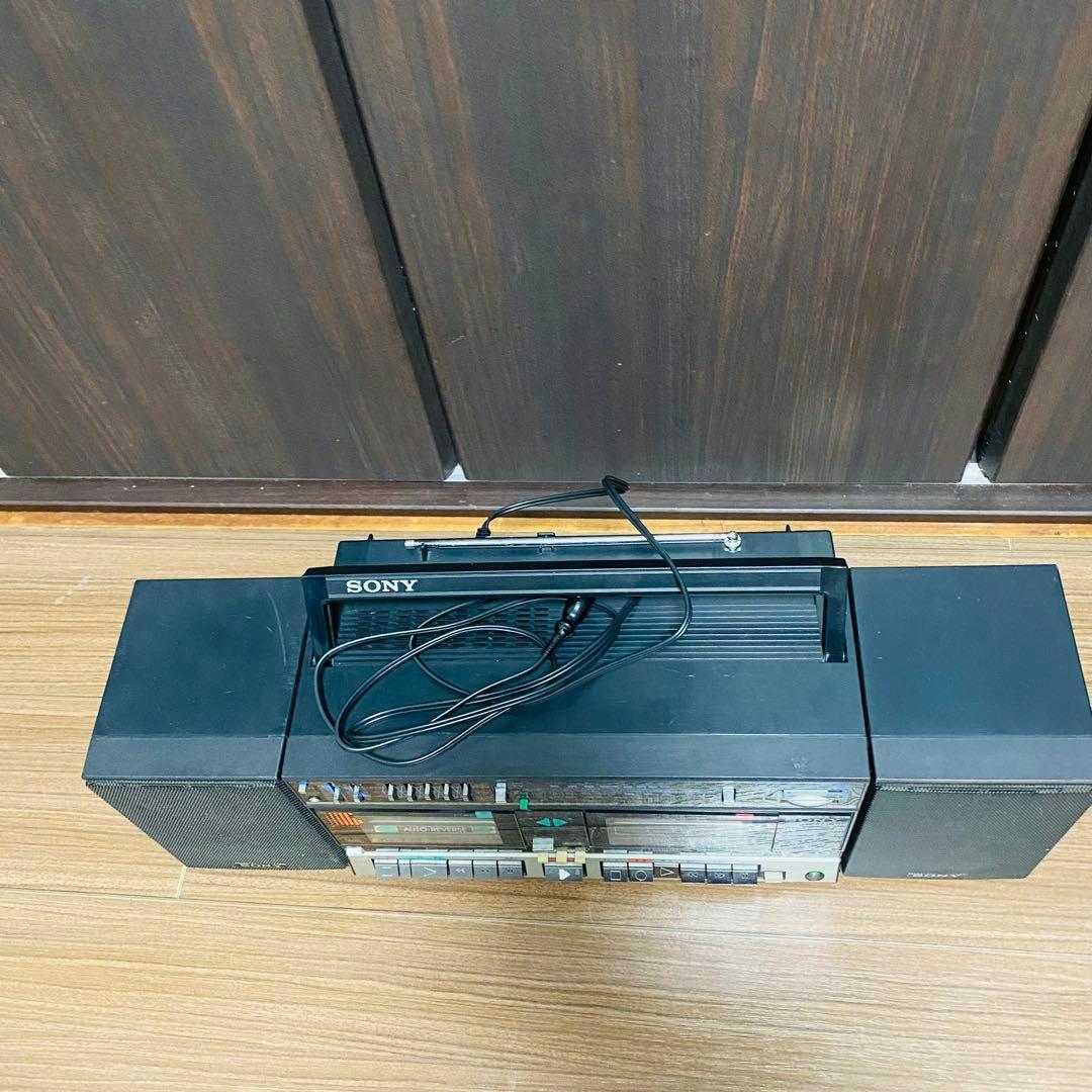 ジャンク/希少品】SONY CFS-W660 ダブルカセットデッキ ラジカセ