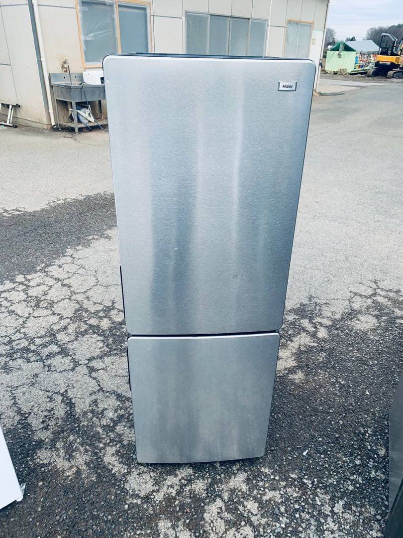 送料設置無料　Haier 冷凍冷蔵庫　JR-XP2NF173F JR-XP2NF173F-XK 冷蔵庫 URBAN CAFE SERIES ステンレスブラック [2ドア