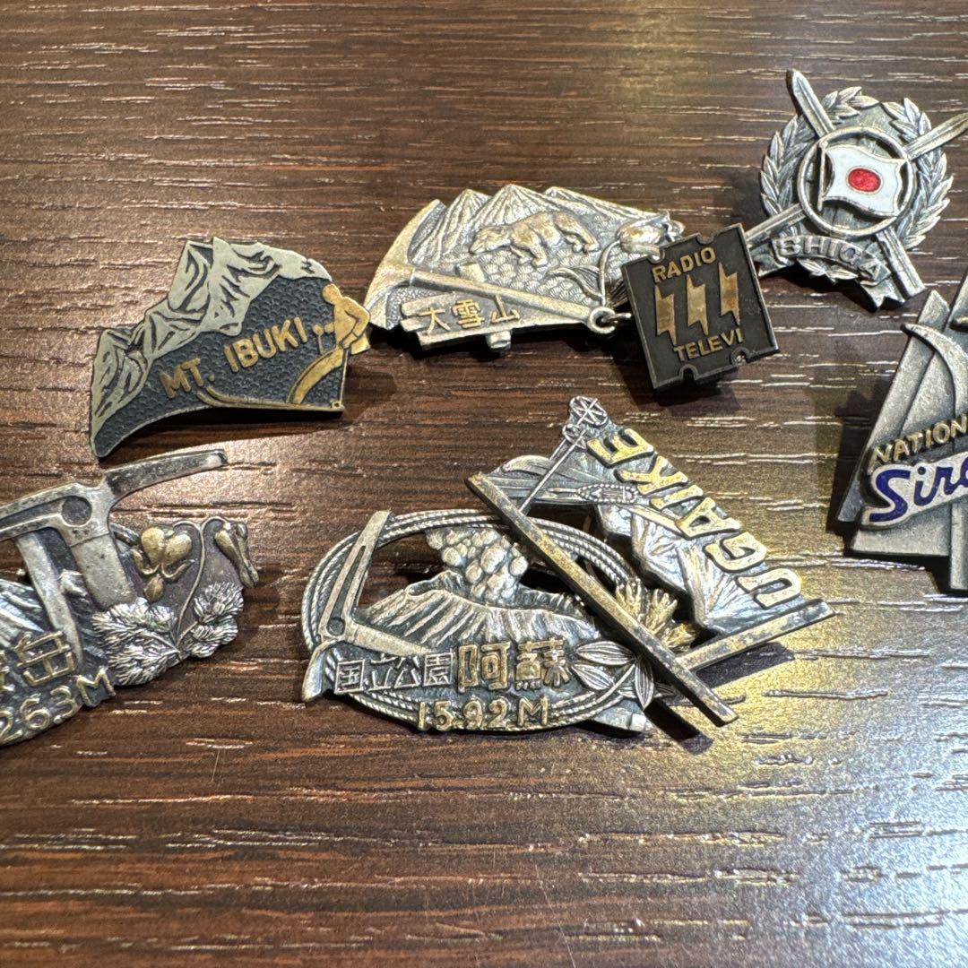 山バッジ ピンバッジ ピンズ セット - メルカリ