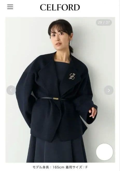 最終値下げ！CELFORD ミドル丈リバーコート - メルカリ