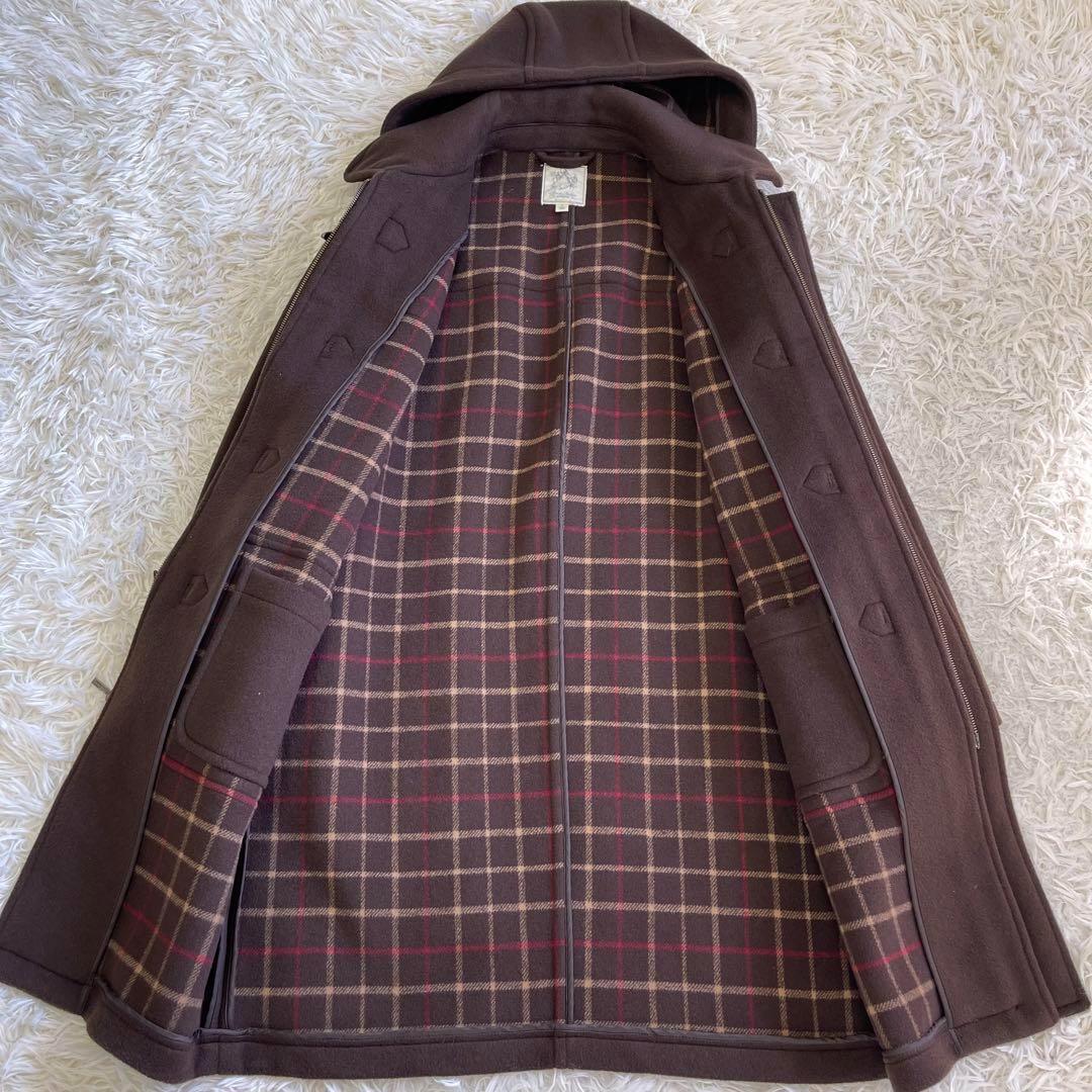 希少タグ✨ ブルックスブラザーズ L チェック ウール ダッフルコート
