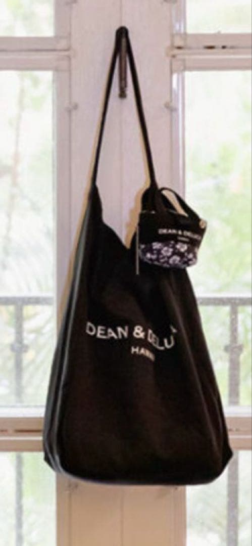 DEAN & DELUCA ハワイ限定エコバッグ ナチュラルとブラック2個セット