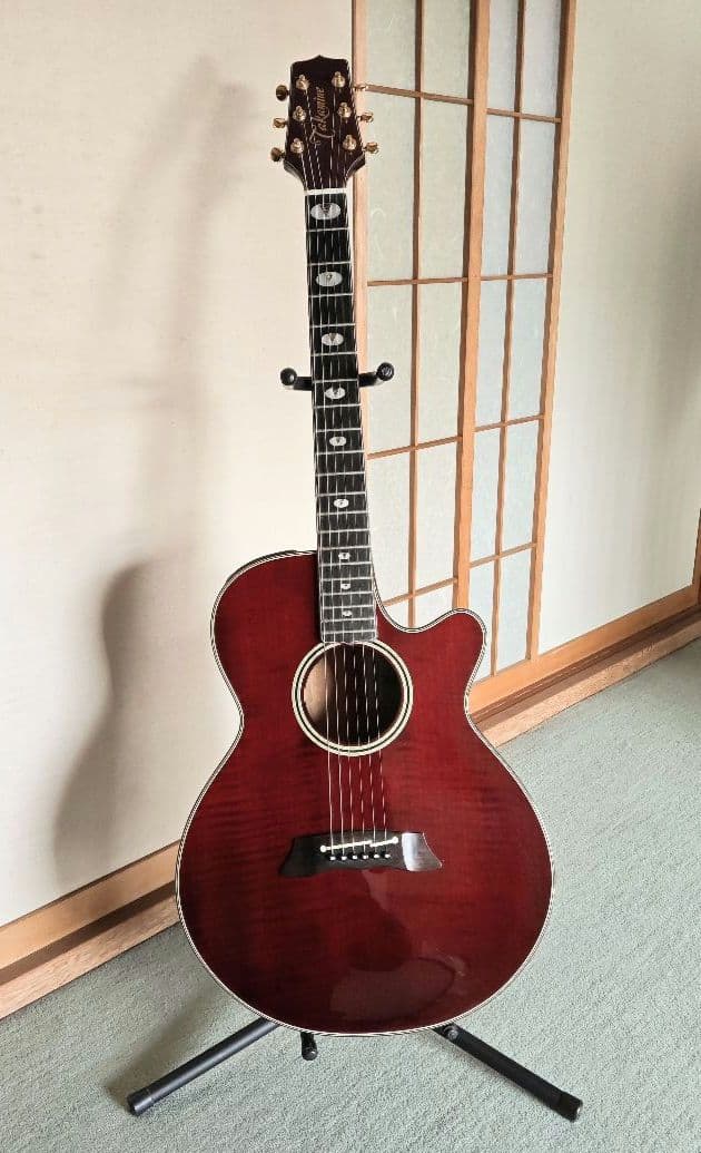 ナルト【美品】タカミネ NPT115　杢目ワインレッド ナルト様専用【美品】タカミネ NPT115 杢目ワインレッド - メルカリ