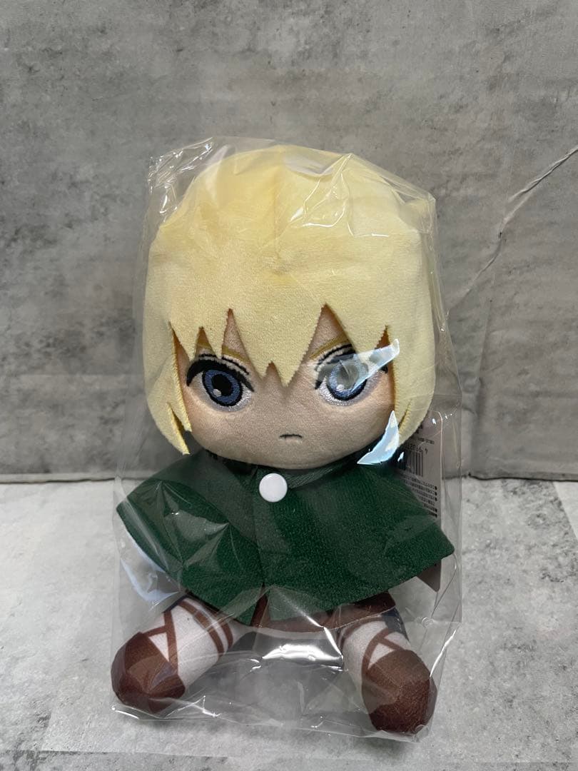 進撃の巨人 お座りぬいぐるみS アルミン・アルレルト 調査兵団 自由の