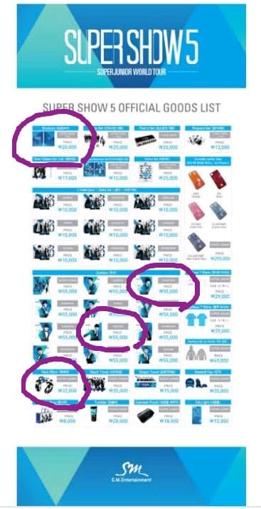 SUPER SHOW5　WorldTourグッズ New Release]<<XG WORLD TOUR: THE CORE>> VENUE MERCHANDISE