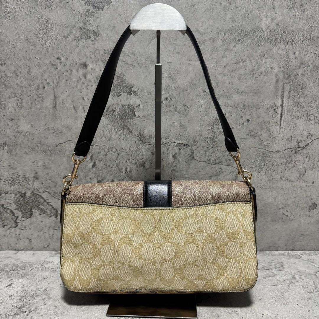 極美品✨️コーチ ワンショルダーバッグ ジョージ タビー PVC レザー