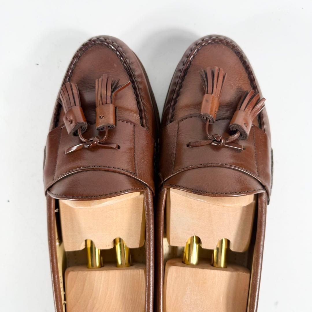 USA製】COLE HAAN コールハーン タッセルローファー 革靴 茶 良品