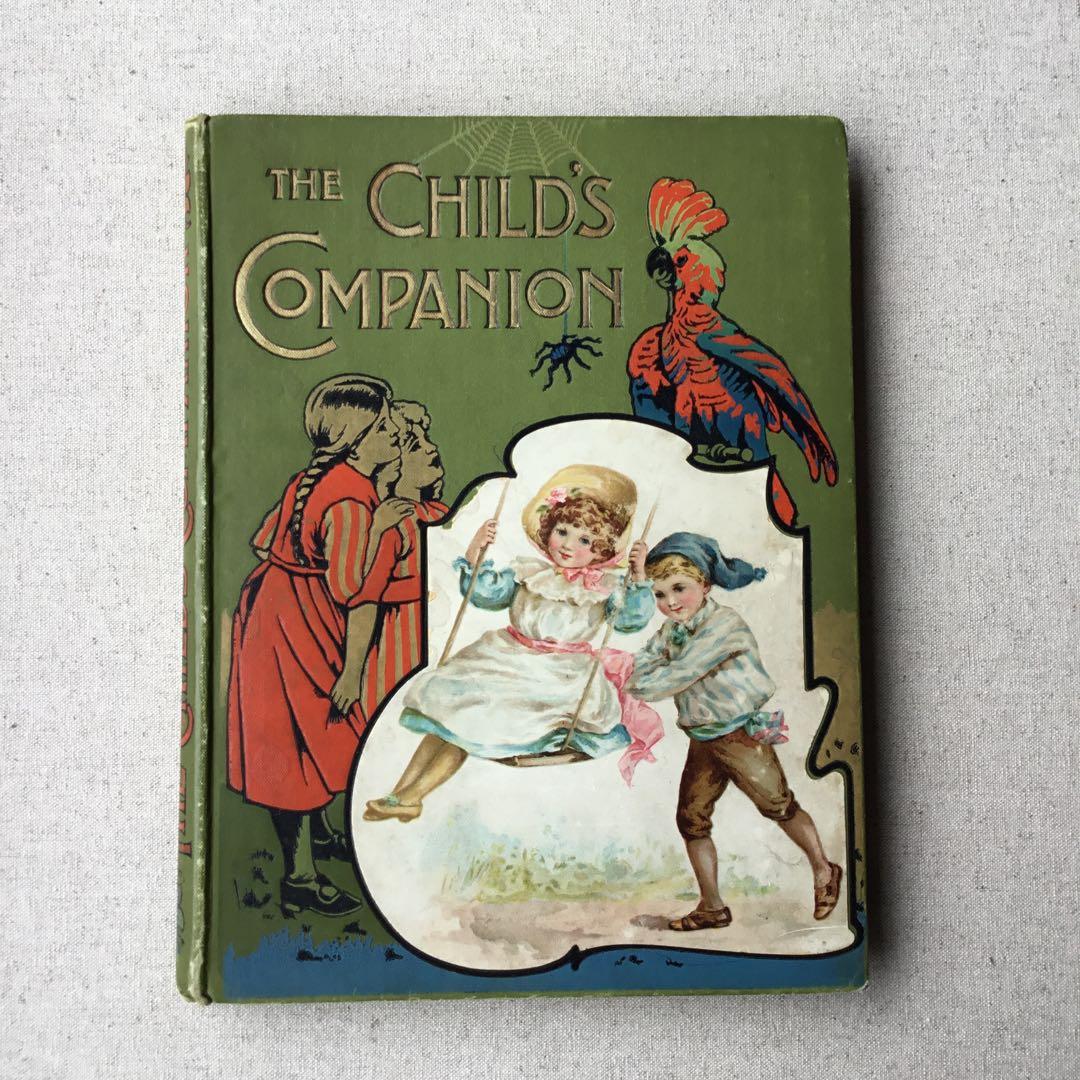 アンティーク洋書 絵本 児童書 イラスト素材 ジャンクジャーナル