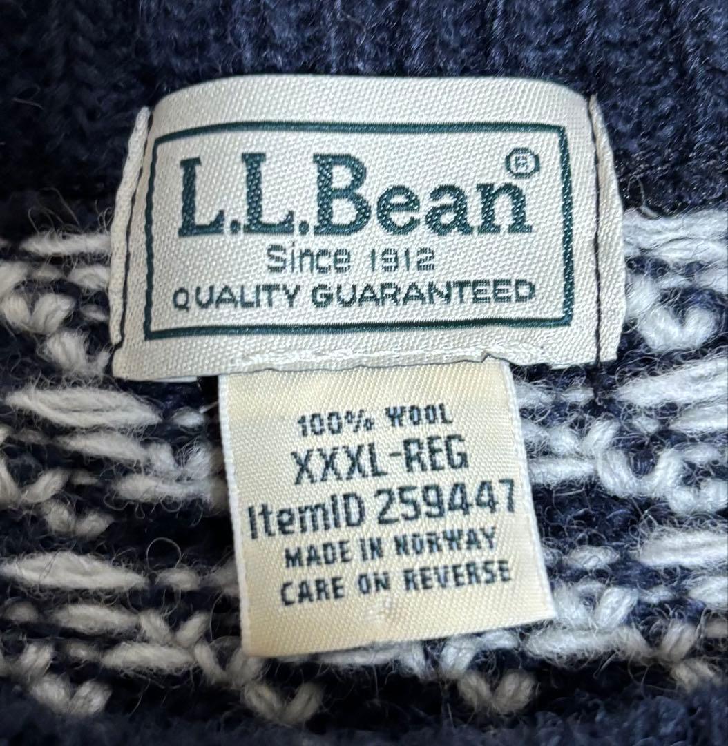 【L.L.Bean】バーズアイセーター XXXL