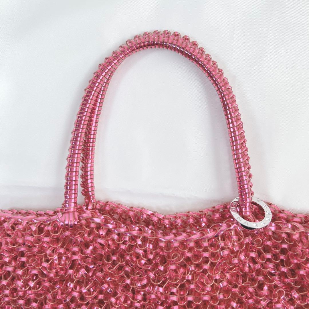 美品✨ アンテプリマ スタンダードスクエア ミディアム フクシアピンク