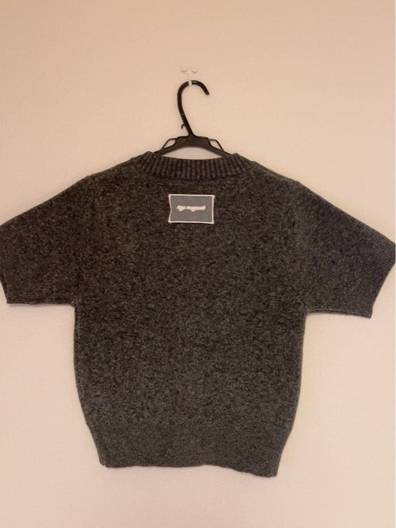 MUGUET pony half knit tops