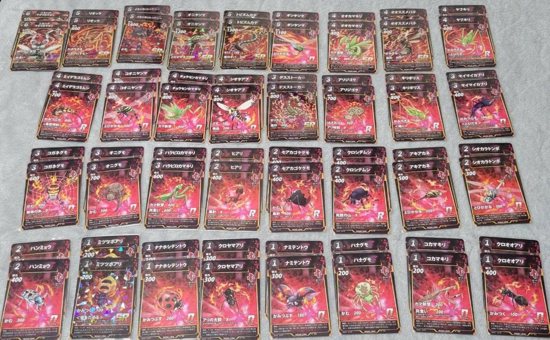 蟲神器 各2枚ずつ 1、2弾フルコンプ＋3弾ほぼコンプセット(LR