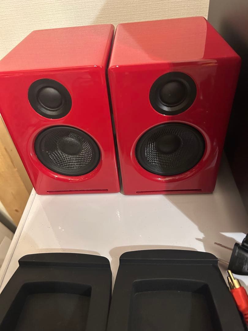 Audioengine A2+（RED） S8 パワードサブウーファー セット - メルカリ