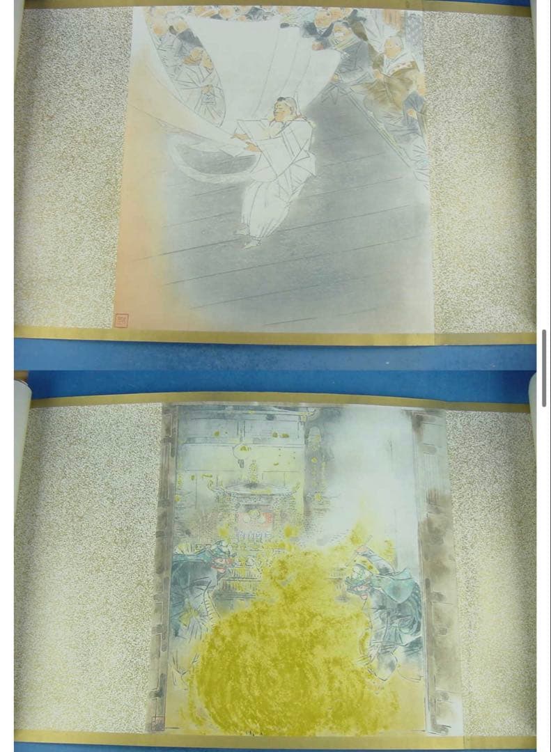 前田青邨 絵巻お水取 限定200】定価50万円 原寸復刻のお宝！昭和50年