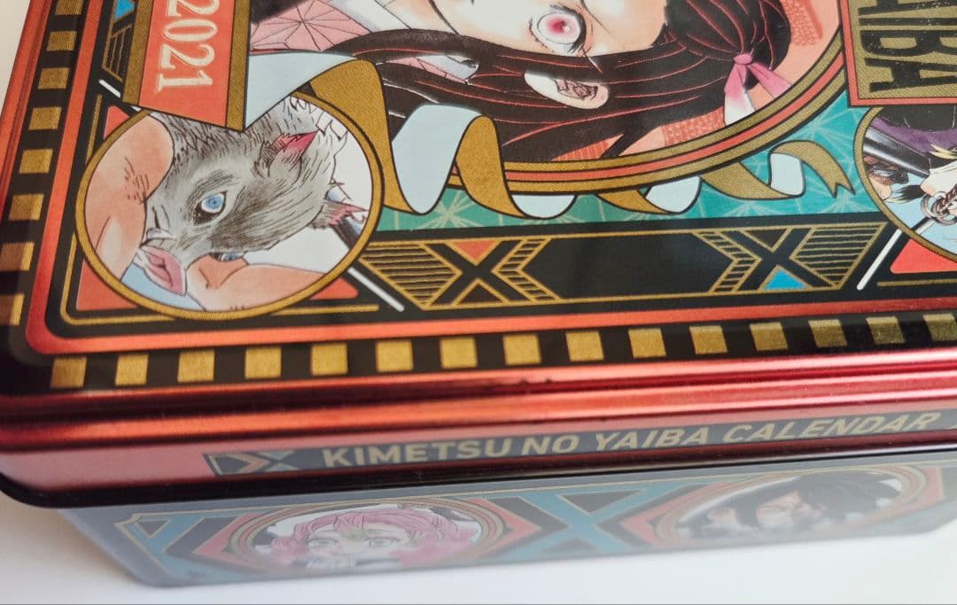 鬼滅の刃 コミックカレンダー 2021年 特製缶入り 日めくりカレンダー
