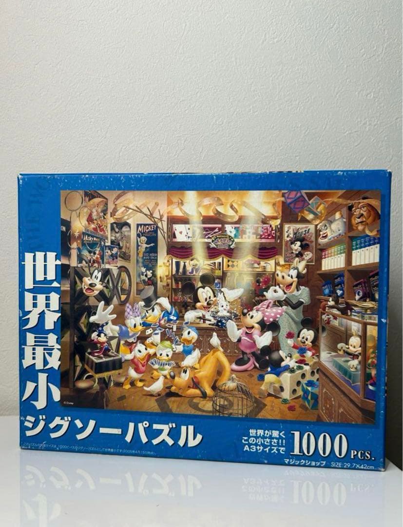 ディズニー 世界最小 ジグソーパズル 1000ピース 100周年 ミッキー