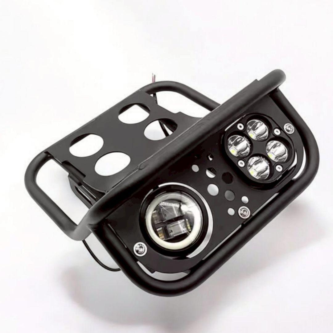 ハンターカブ CT125 LED デュアルヘッドライト フロントラック 一体型