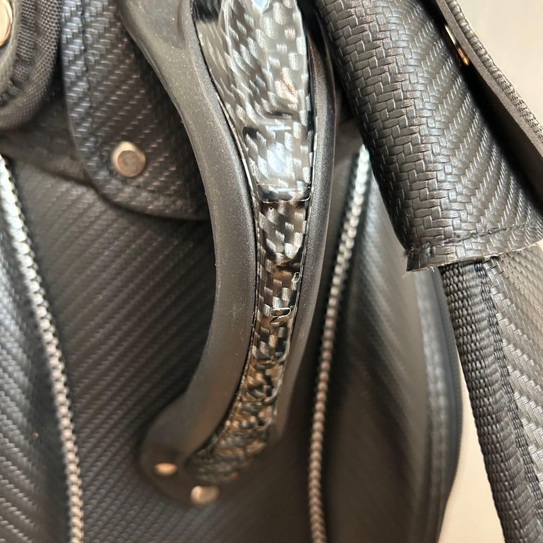 希少・美品】SINGHA シンハービール キャディバッグ ゴルフ カーボン調