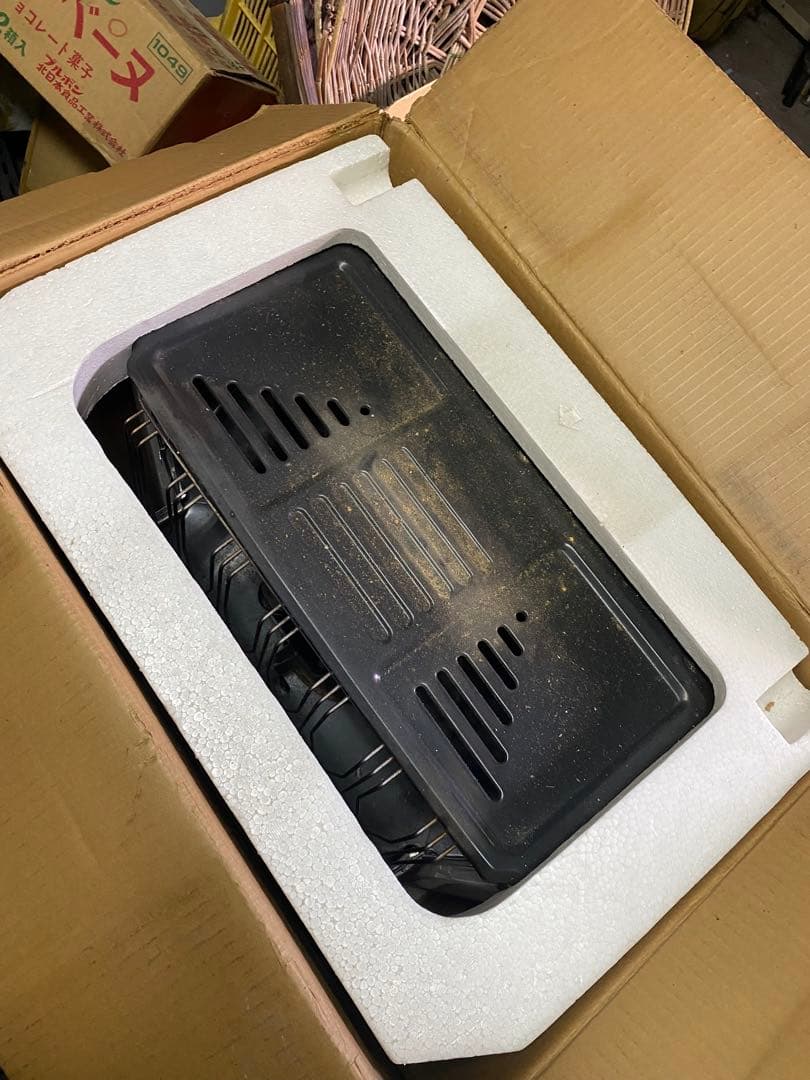 OS-2300R 石油ストーブ 開放式 ナショナル 昭和レトロ 赤 ビンテージ