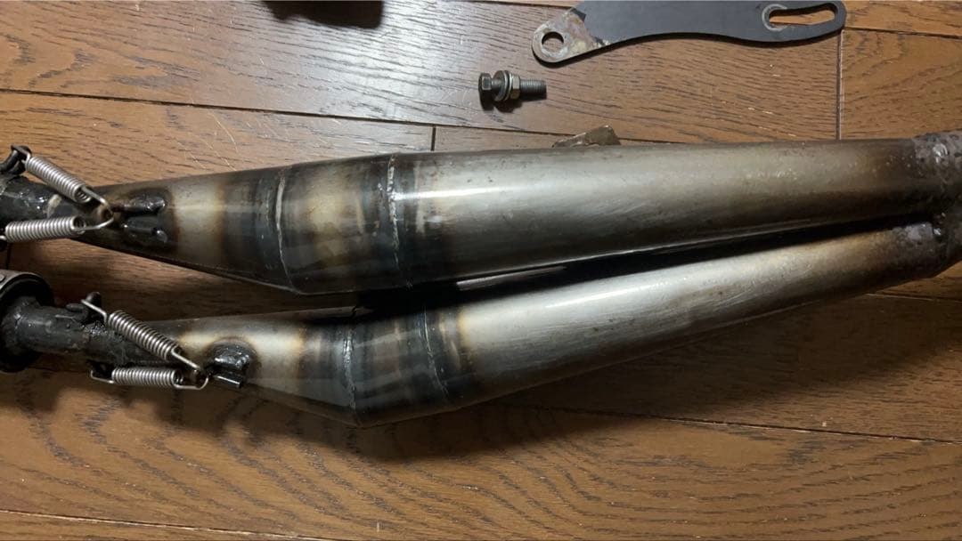 最終値下げ済み DIO af18af27af28用ORM規制前2本だしチャンバー - メルカリ